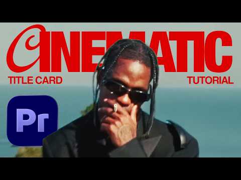 How to Create CINEMATIC Title Cards in UNDER 6 Minutes | Premiere Tutorial