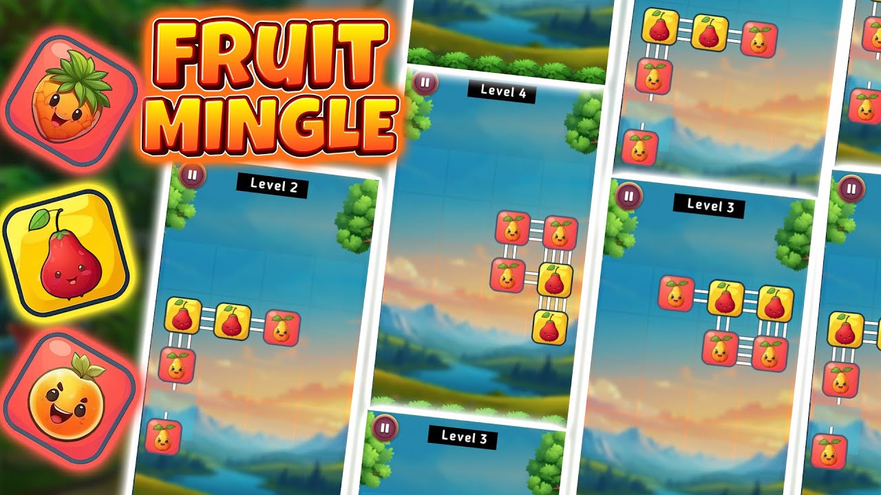 Fruit Mingle || Construct 3 Game Template || Source code