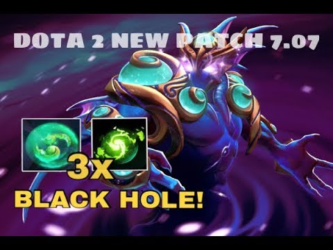 Dota 2 - 7.07 New Patch - TRIPLE BLACK HOLE - REFRESHER SHARD