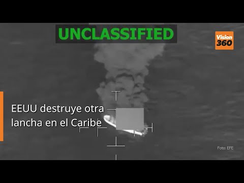 EEUU destruye otra lancha en el Caribe
