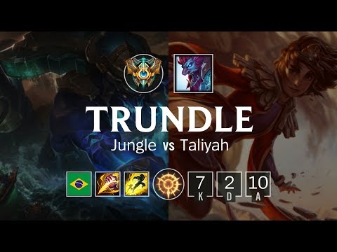 Trundle Jungle vs Taliyah - BR Challenger Patch 8.23