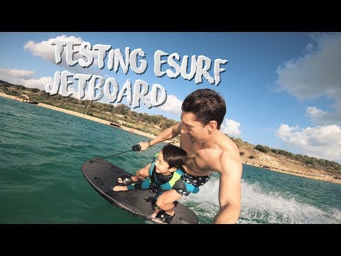 Esurf electric surfboard preview and tests - the jetboard of the future?