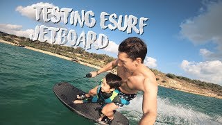 Esurf electric surfboard preview and tests - the jetboard of the future?
