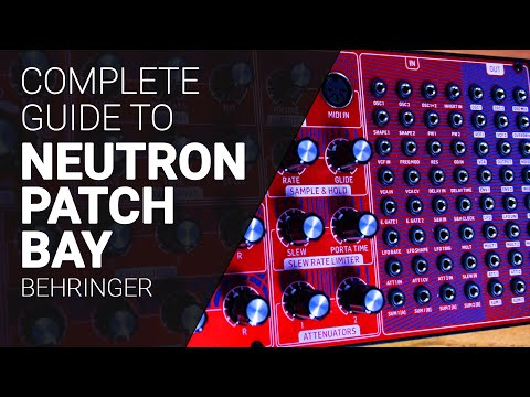 Using the Behringer Neutron Patch Bay complete guide, one by one.