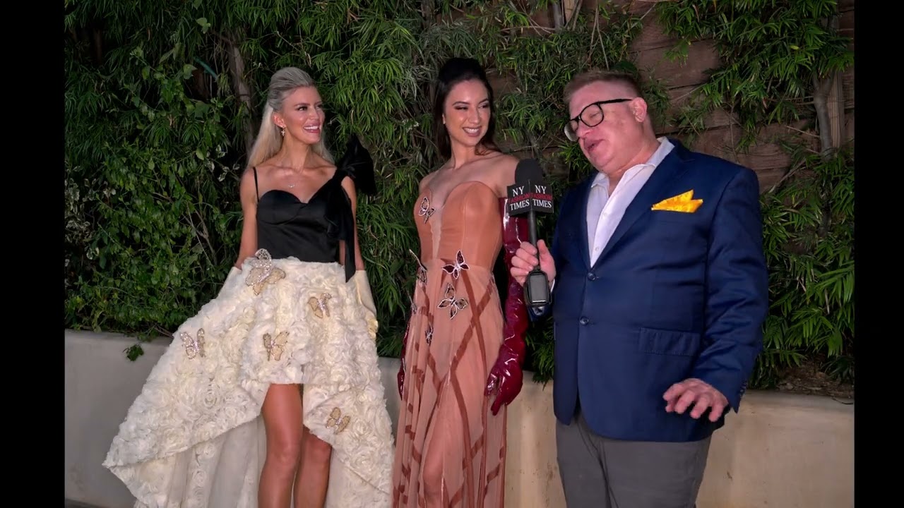 Models Melanie and Angela wearing Designer Anahit Ghazaryan at @bhfw.us