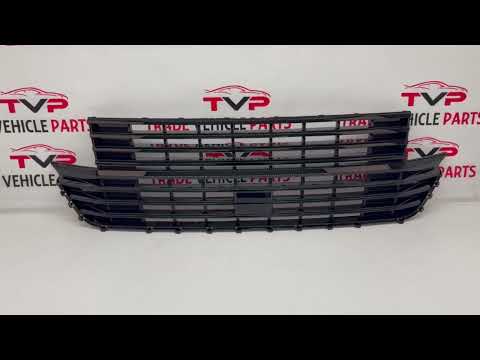 Fits VW Transporter 2020- T6.1 Front Centre Grille Gloss Black Badgeless video
