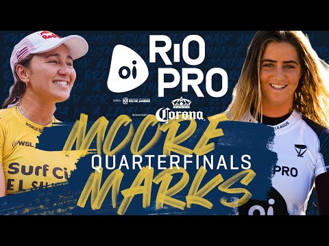 Carissa Moore vs Caroline Marks | Oi Rio Pro - Quarterfinals Heat Replay