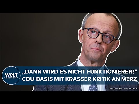 KOALITION: CDU-Basis in Aufruhr! Heftige Kritik! Zerlegt Friedrich Merz jetzt die Partei?