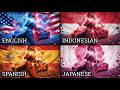 Montagem Rugada English Vs Spanish Vs Indonesia Vs Japanese Versions