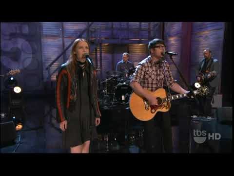 TV Live: The Decemberists with Gillian Welch - "Down By the Water" (Conan 2011)