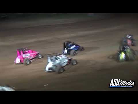 Speedcars: Nathan Smee and John Lennon Rollover - Maryborough Speedway
