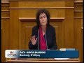 Ομιλία της Νάντιας Βαλαβάνη στην Ολομέλεια της Βουλής, στη συζήτηση για την έγκριση της επικαιροποίησης του μεσοπρόθεσμου πλαισίου δημοσιονομικής στρατηγικής 2013-2016. ( 18-2-2013 )