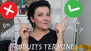Produits terminés #8 (Soins, cosmétiques, cheveux) De tout mais pas que du bon !! #produitsterminés