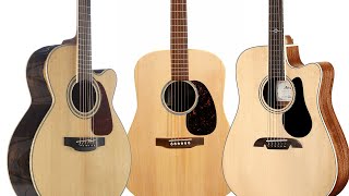Video thumbnail for Les MEILLEURES GUITARES acoustiques pour SPECTACLES by Denis Musique