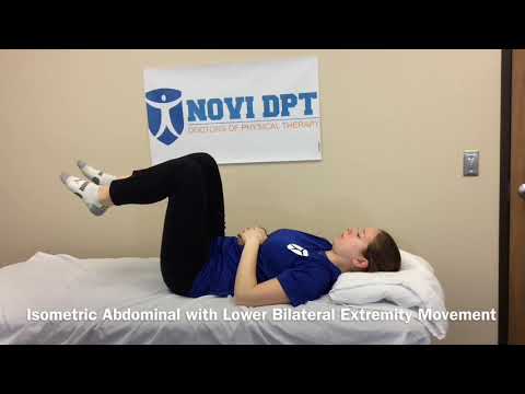 Isometric Abdominal with Lower Bilateral Extremity Movement