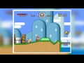 SMW Hack Custom Level Grass Plains