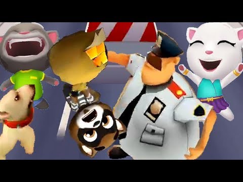 Inspector Catched The Raccoon !!! Inspector (Subway Surfers) Catched The Raccoon (Tom Gold Run)