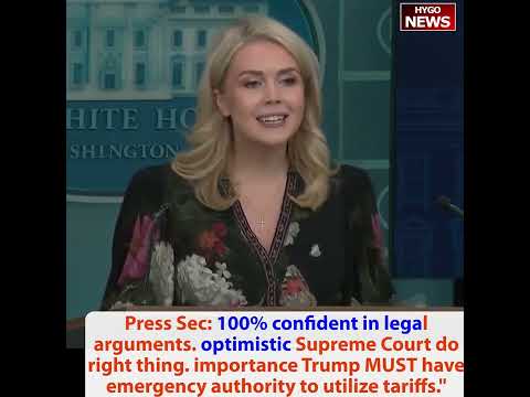 Press Sec: digging emergencies funding for SNAP; Newsom’s Hollywood Wife unleashed on Trump