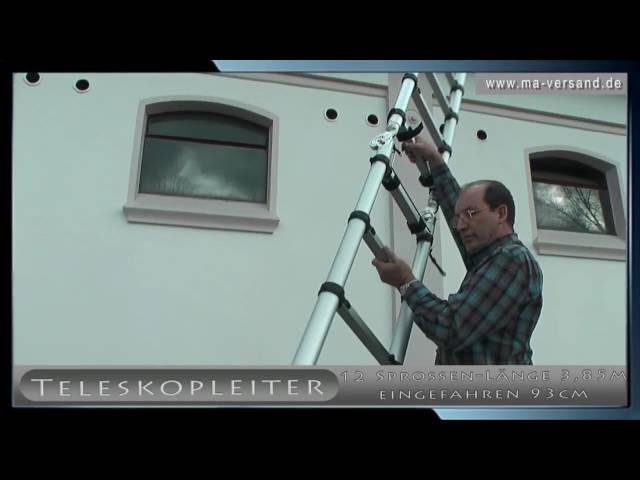 Video Teaser für Ma_Versand_Teleskopleiter_3,85