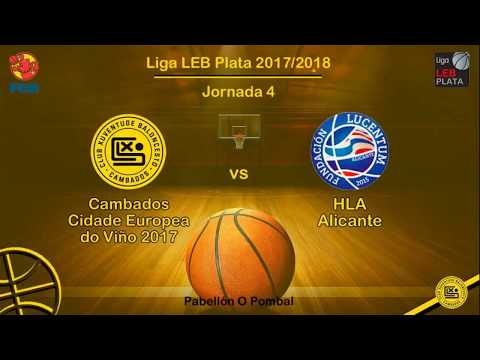 Cambados CEV 2017 94 - 87 HLA Alicante. LEB Plata 2017. J4