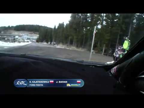 Jännerrallye 2014 - Crash of Kajetanowicz in SS6