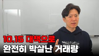 10.15 대책으로 완전히 박살나버린 서울 아파트 거래량