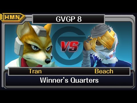 GVGP 8 Melee - Tran (Fox) vs. Beach (Sheik)