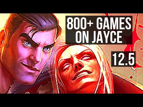 JAYCE vs VLAD (TOP) | 8 solo kills, 800+ games, 1.2M mastery | EUW Diamond | 12.5