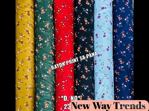 Printed Rayon Fabric