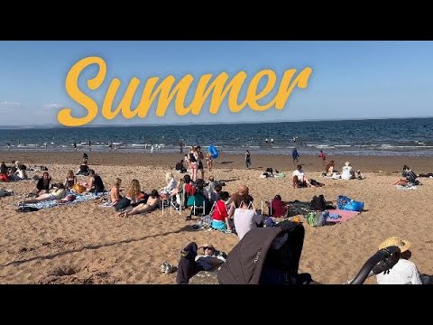 Sun, Sand & Scottish Charm | Portobello Beach, Edinburgh 🌊🇬🇧