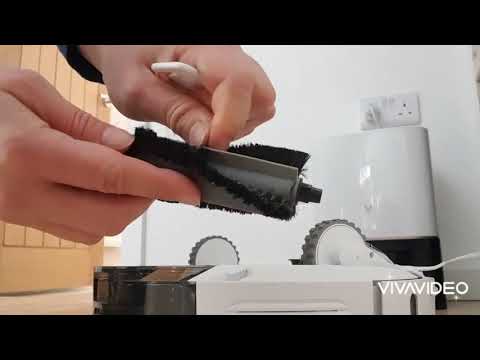 Viomi S9 robot mop vacuum main brush cleaning