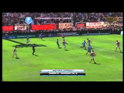 Los goles de Unión 0 Brown 2.Fecha 36.Torneo Primera B Nacional.Fútbol Para Todos