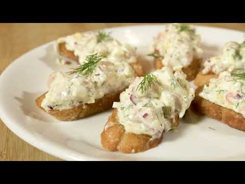 KTA's Quick & 'Ono Recipes: Creamy Shrimp Salad Crostini