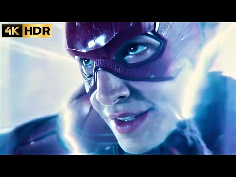 Flash saves Justice league - Flash Saves the Day Scene (4K HDR) | Snyder Cut