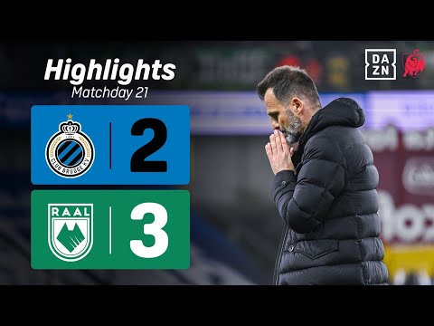 RAAL La Louvière makes a great comeback against Club Brugge! 🤯⚡️ #CLURAL