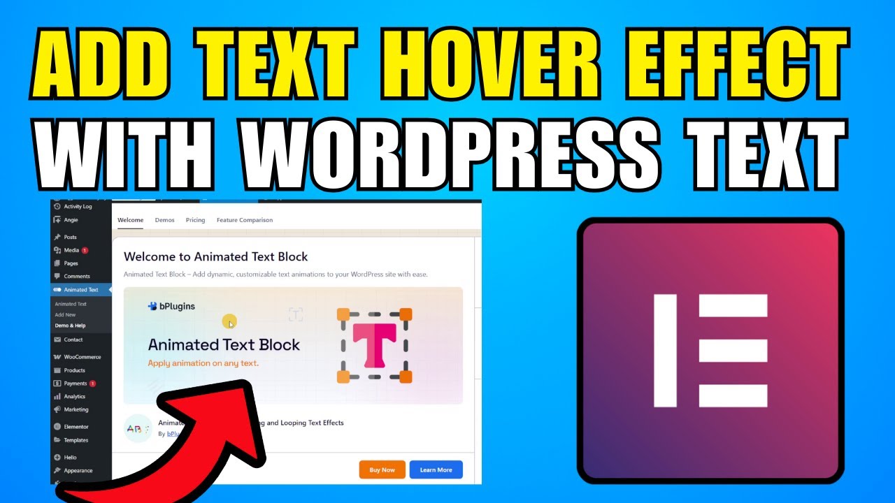 How To Add An Elementor Text Hover Effect With WordPress Text Effect Plugin (2026) (Best Method)