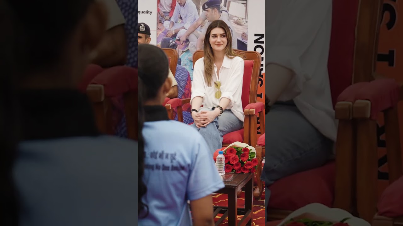 Kriti Sanon visits a Mahila Thana in Bhopal