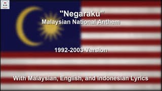Download lagu Negaraku - National Anthem of Malaysia (1992 - 2003 Version) - With Lyrics mp3