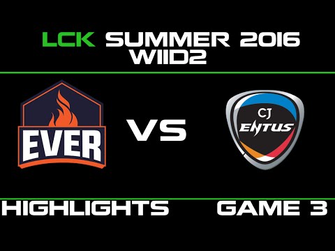 ESC vs CJ Game 3 Highlights LCK Champions 2016 W11D2 ESC Ever vs CJ Entus   CJ vs ESC   LCK LOL