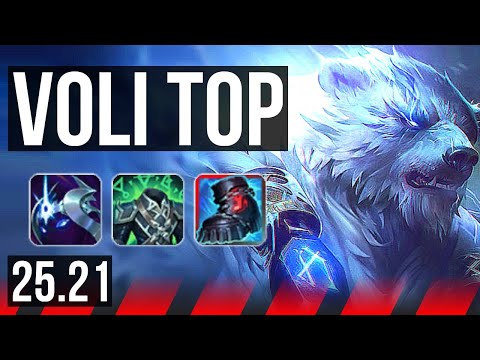 VOLIBEAR vs MORDEKAISER (TOP) | 8 solo kills, Dominating | EUW Diamond | 25.21