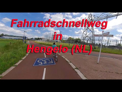 Hengelo (NL) Radschnellweg  und Wege in die Vororte