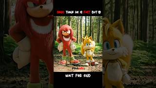 Sonic vs Tails vs Knuckles 💀 | Who’s Really the Fastest? #shorts #sonic #knuckles