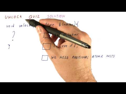 Unlock Quiz Solution - Georgia Tech - HPCA: Part 5