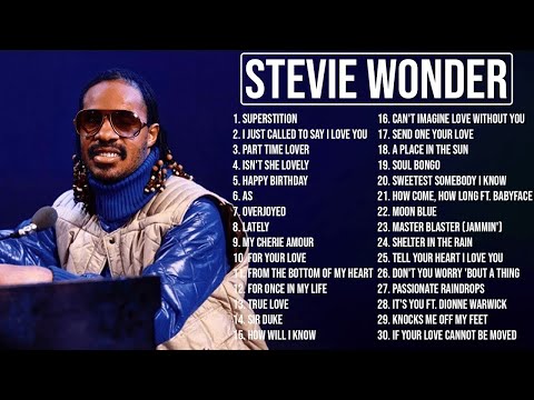 StevieWonder (Best Spotify Playlist 2021) Greatest Hits - Best Songs Collection Full Album