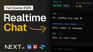 Build a Complete Real-Time Chat with Next.js 16, Redis, Tailwind (2025)
