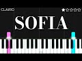 Clairo - Sofia | EASY Piano Tutorial