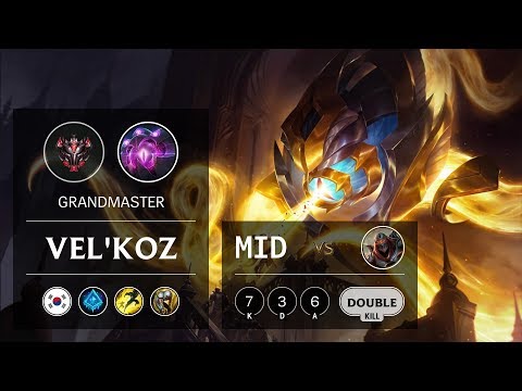Vel'Koz Mid vs Zed - KR Grandmaster Patch 9.13