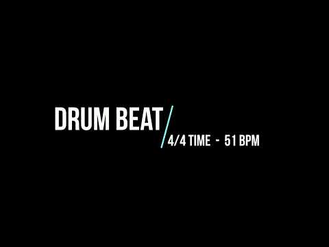 DRUM BEAT - 4/4 TIME [51 BPM]