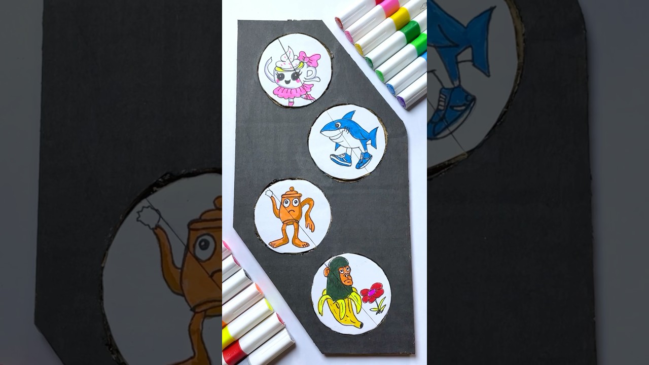 Italian Brainrot DIY Mini Cardboard Puzzle Games 🤩 Tiny Paper & Cardboard Challenge Game #trending