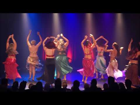 Bellyesque students perform BONDshells - The Bombshell Burlesque Academy